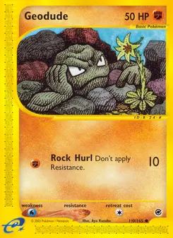 Geodude #110, Reverse Foil
