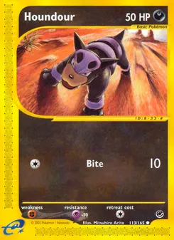 Houndour #113, Reverse Foil