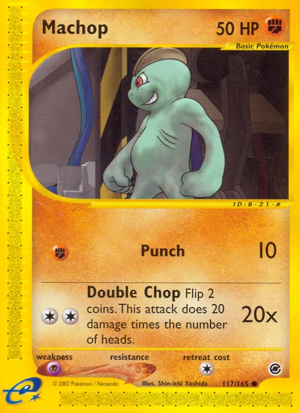 Machop #117, Expedition Base Set