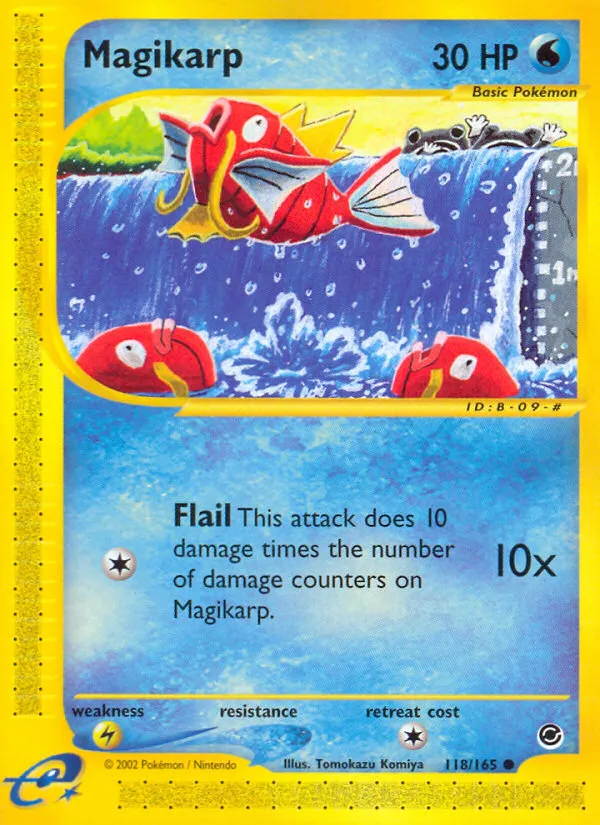 Magikarp #118, Expedition Base Set Reverse Foil
