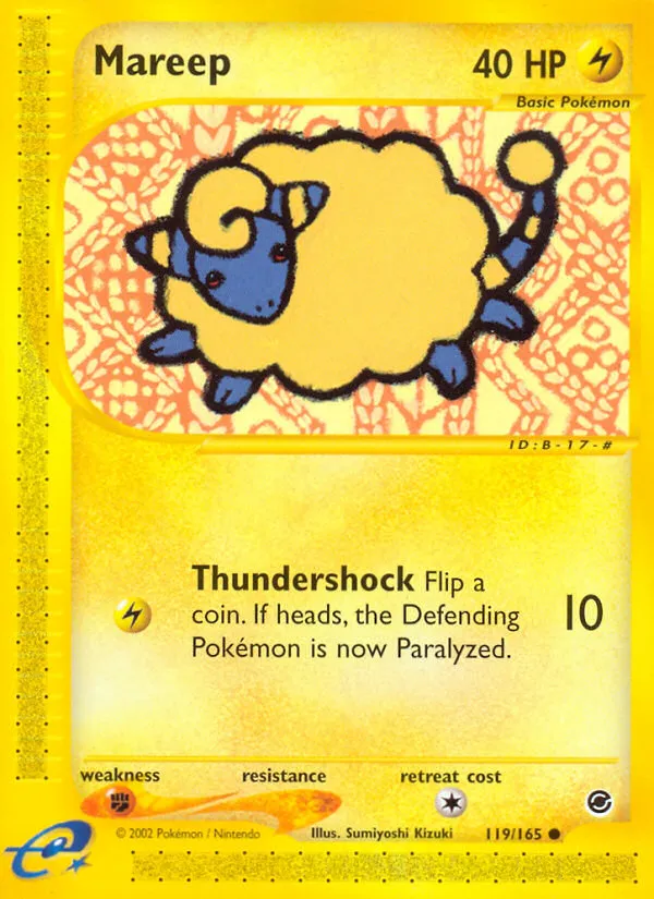 Mareep #119, Expedition Base Set