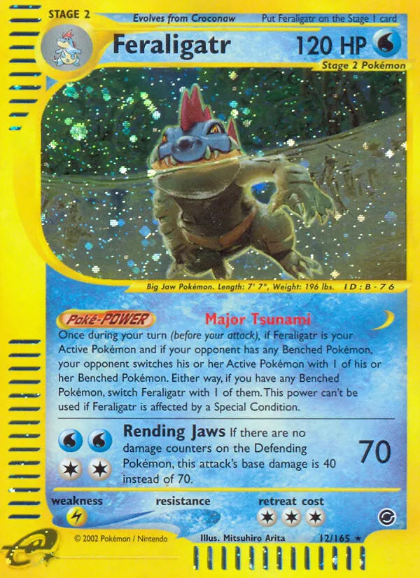 Feraligatr #12, Expedition Base Set Reverse Foil