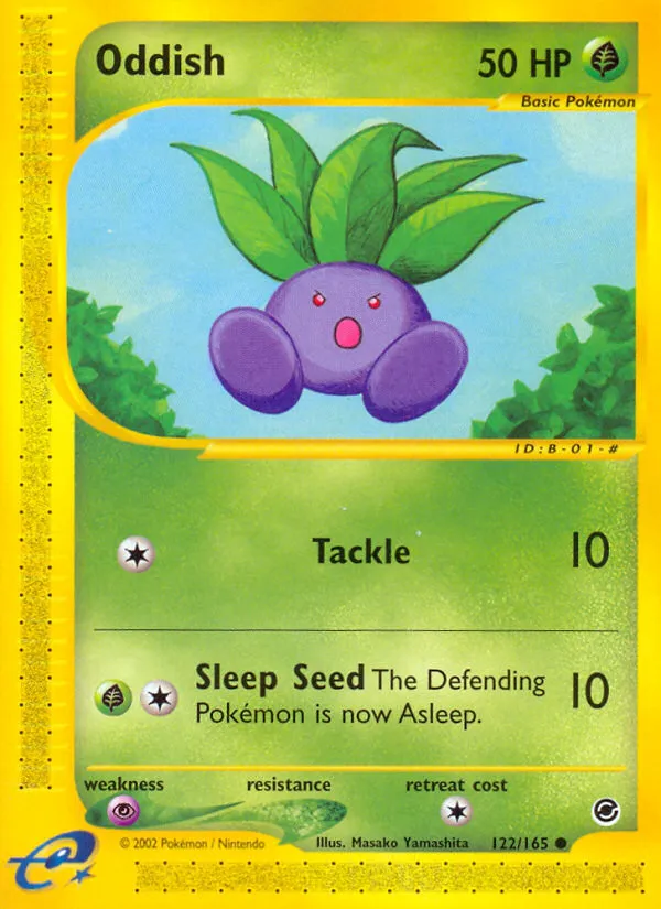 Oddish #122, Expedition Base Set