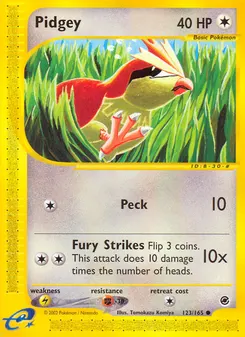 Pidgey #123, Reverse Foil