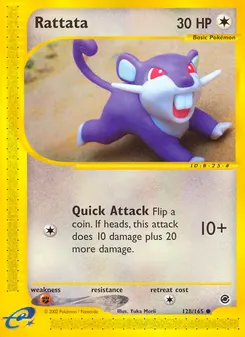 Rattata #128, Reverse Foil