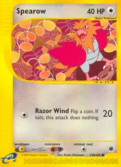 Spearow #130, Reverse Foil
