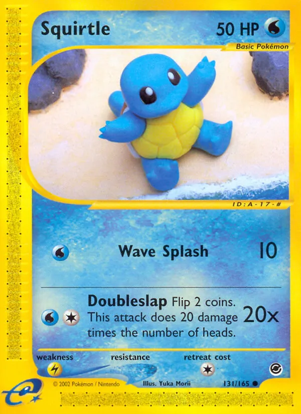Squirtle #131, Expedition Base Set Reverse Foil