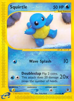 Squirtle #131, Reverse Foil