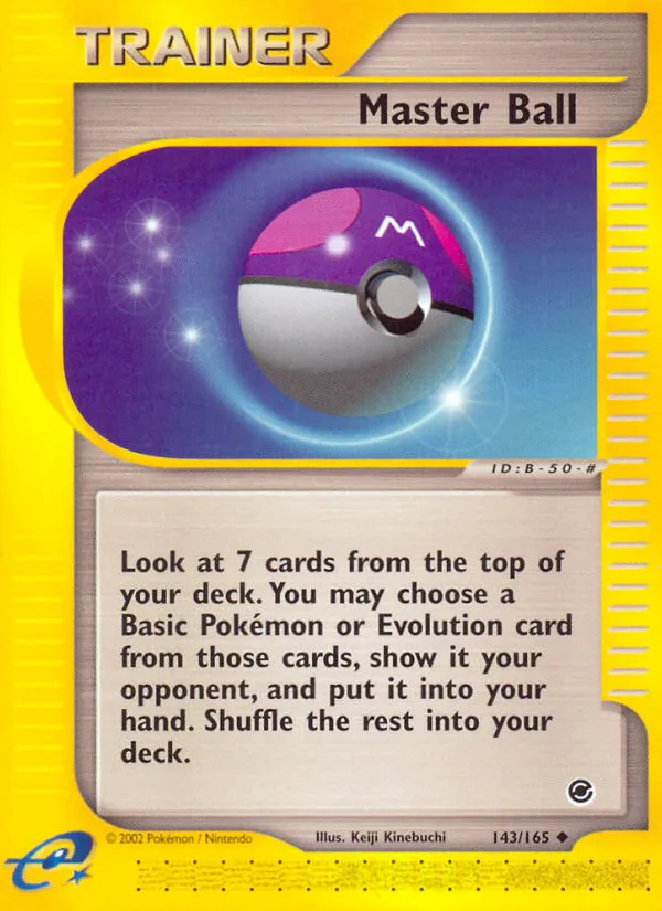 Master Ball #143, Expedition Base Set