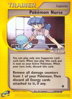 Pokémon Nurse #145, Reverse Foil
