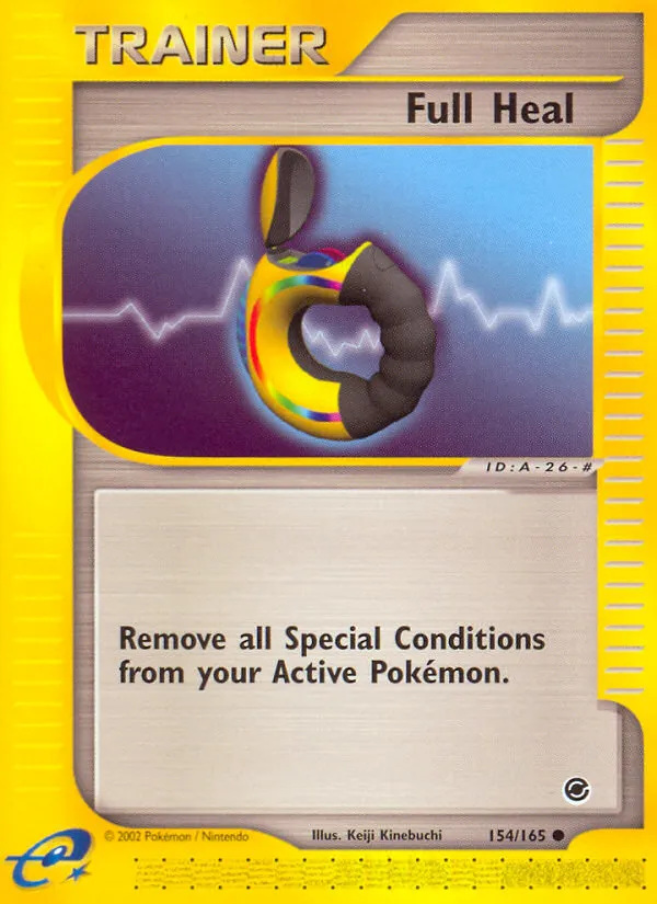 Full Heal #154, Expedition Base Set Reverse Foil