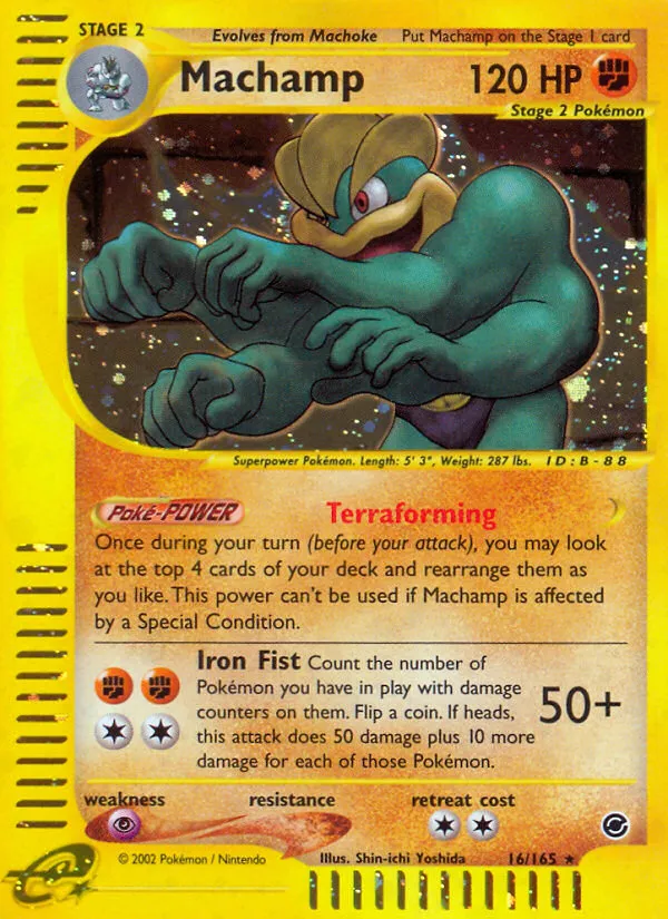 Machamp #16, Expedition Base Set
