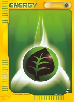 Grass Energy #162, Expedition Base Set