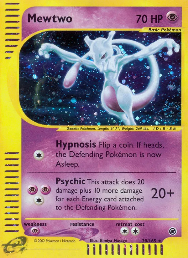 Mewtwo #20, Expedition Base Set