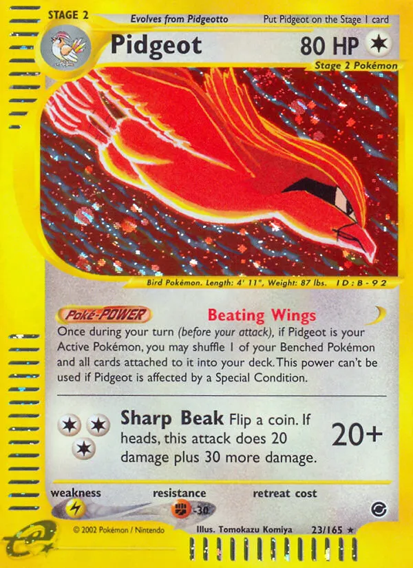 Pidgeot #23, Expedition Base Set