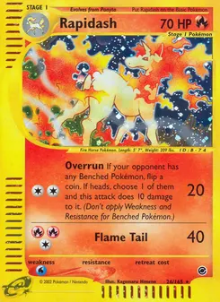 Rapidash #26, Reverse Foil