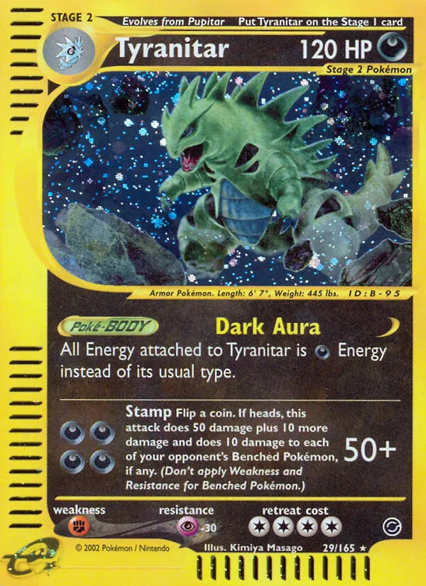 Tyranitar #29, Expedition Base Set