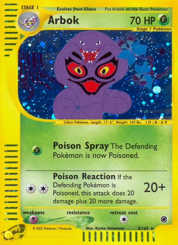 Arbok #3, Expedition Base Set