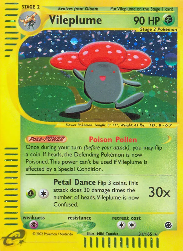 Vileplume #31, Expedition Base Set