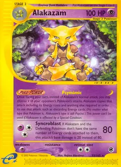 Alakazam #33, Reverse Foil