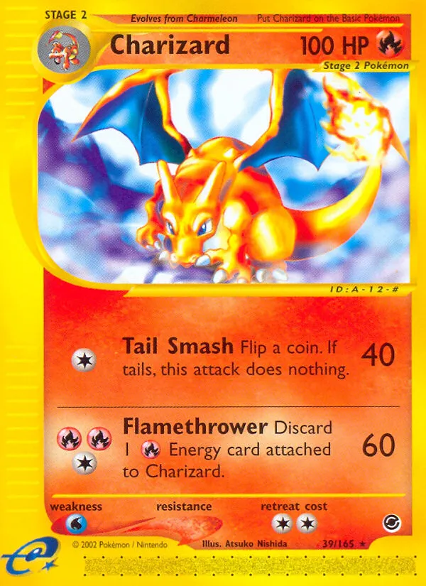 Charizard #39, Expedition Base Set Reverse Foil