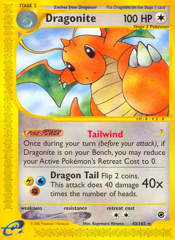 Dragonite #43, Expedition Base Set