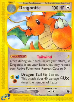 Dragonite #43, Reverse Foil