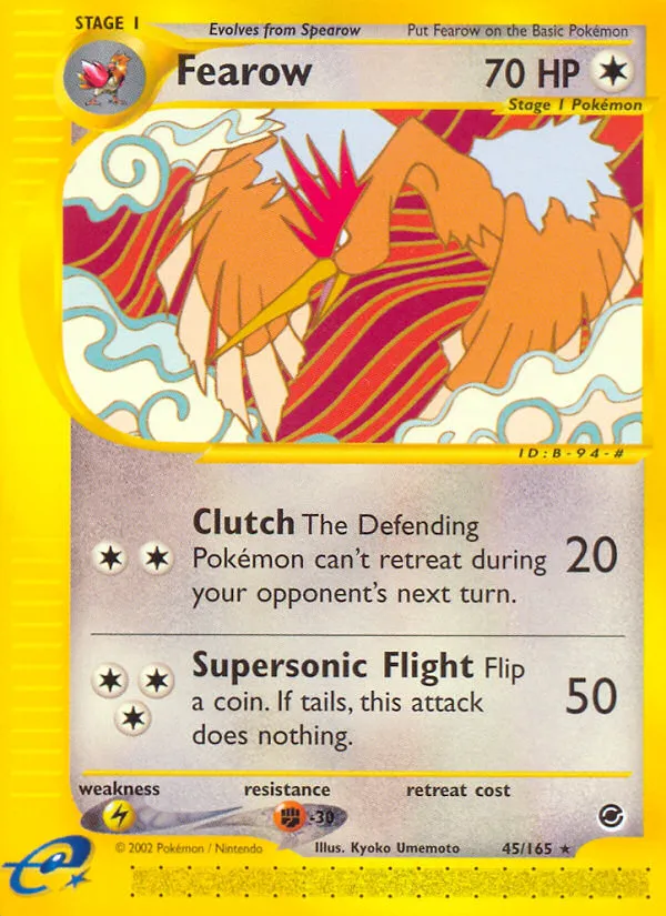Fearow #45, Expedition Base Set