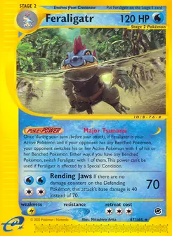 Feraligatr #47, Reverse Foil