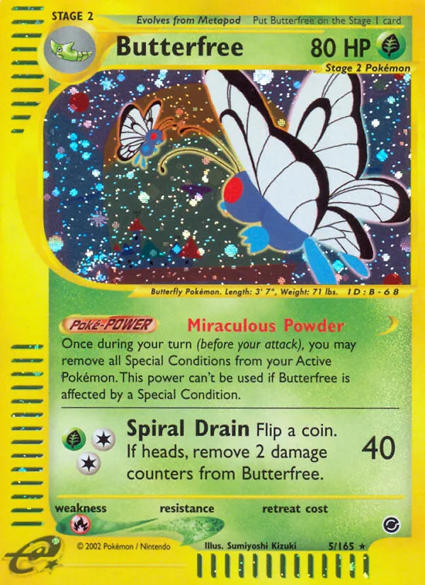 Butterfree #5, Expedition Base Set