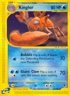 Kingler #50, Reverse Foil