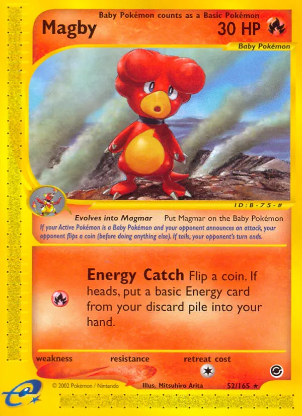 Magby #52, Expedition Base Set Reverse Foil