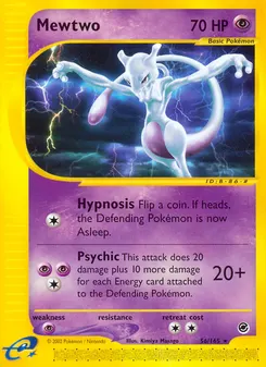 Mewtwo #56, Reverse Foil
