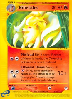 Ninetales #57, Reverse Foil
