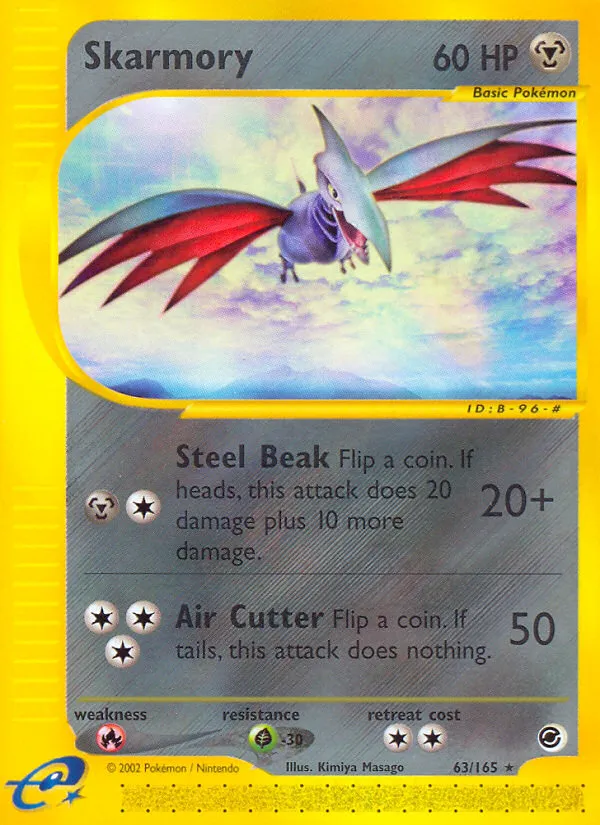 Skarmory #63, Expedition Base Set