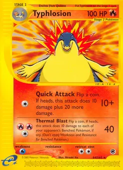 Typhlosion #64, Reverse Foil