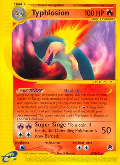 Typhlosion #65, Reverse Foil