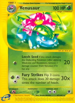Venusaur #67, Reverse Foil
