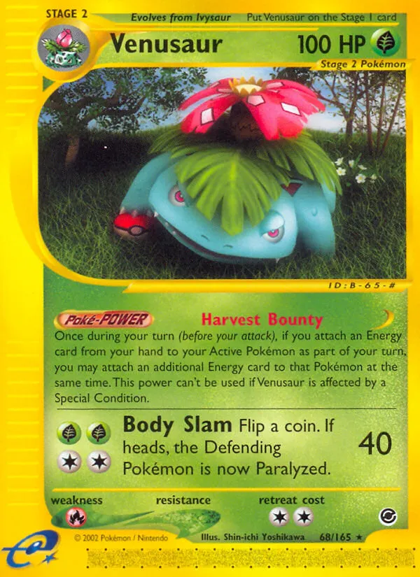Venusaur #68, Expedition Base Set