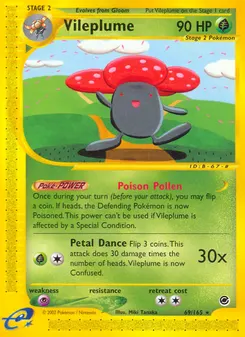 Vileplume #69, Reverse Foil