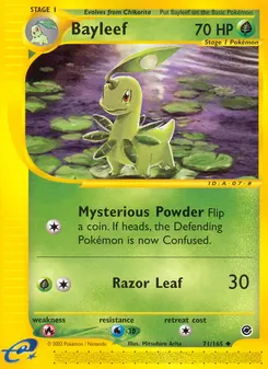 Bayleef #71, Reverse Foil