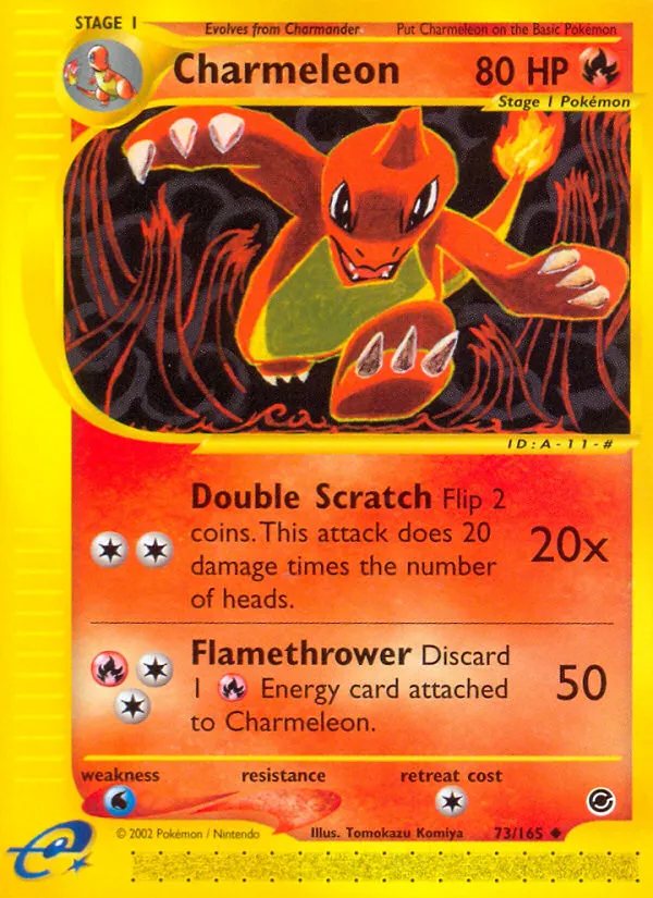 Charmeleon #73, Expedition Base Set
