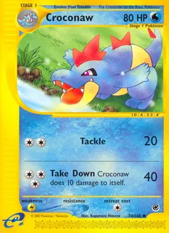 Croconaw #74, Reverse Foil