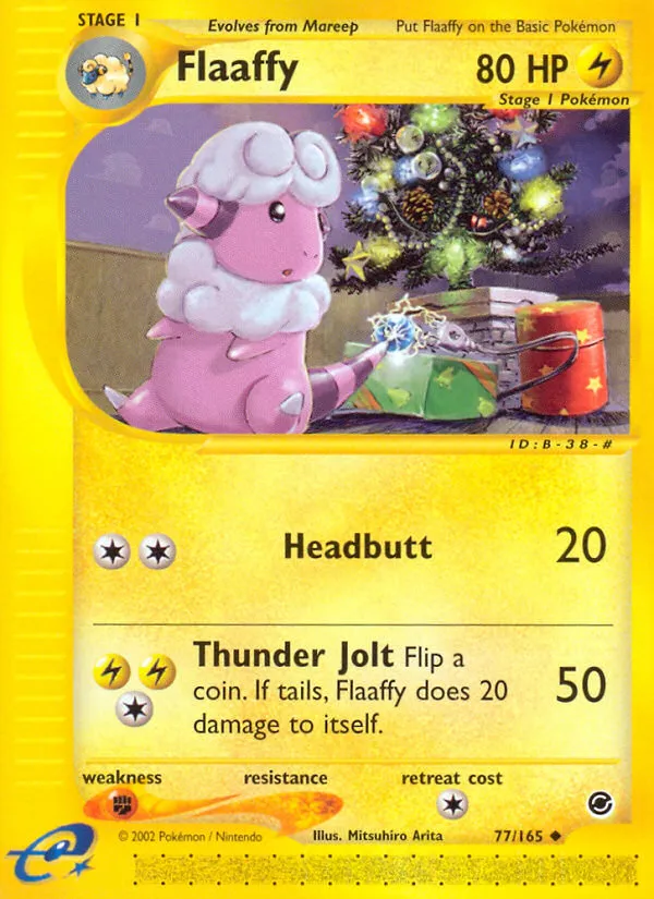 Flaaffy #77, Expedition Base Set
