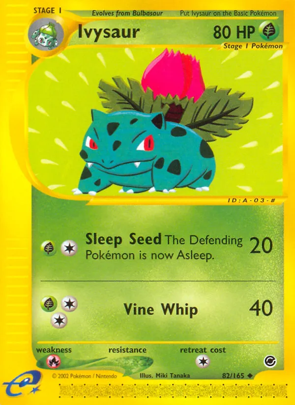 Ivysaur #82, Expedition Base Set Reverse Foil
