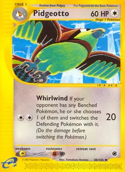 Pidgeotto #88, Reverse Foil