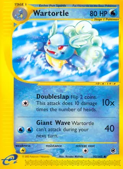 Wartortle #92, Reverse Foil