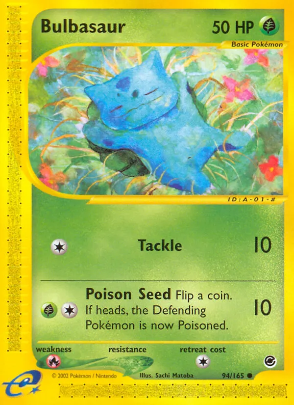Bulbasaur #94, Expedition Base Set Reverse Foil