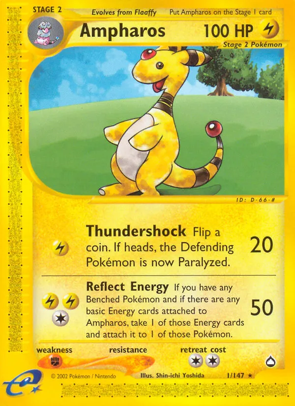 Ampharos #1, Aquapolis