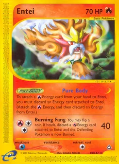 Entei #10, Reverse Foil
